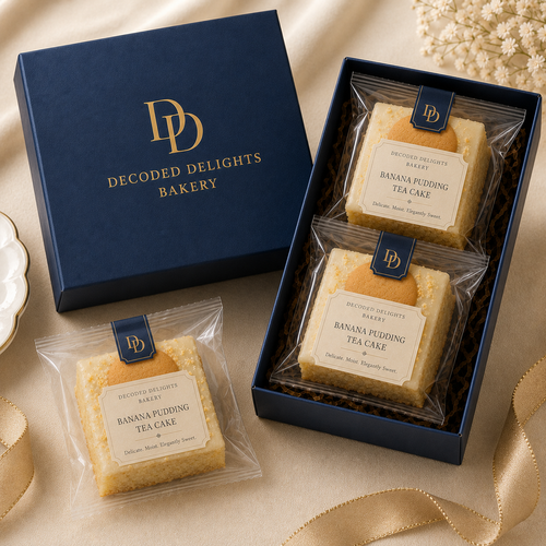 Banana Pudding Tea Cake Box