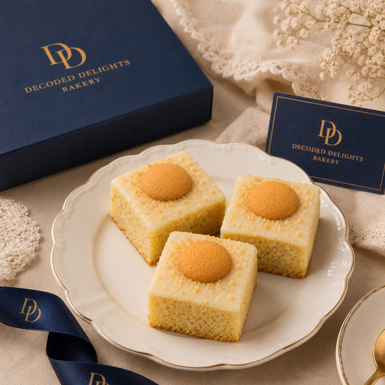 Banana Pudding Tea Cake Box