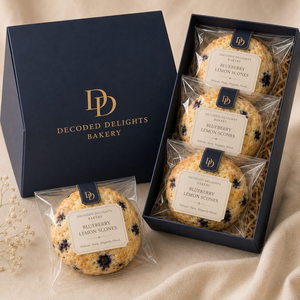 Blueberry Lemon Scone Box