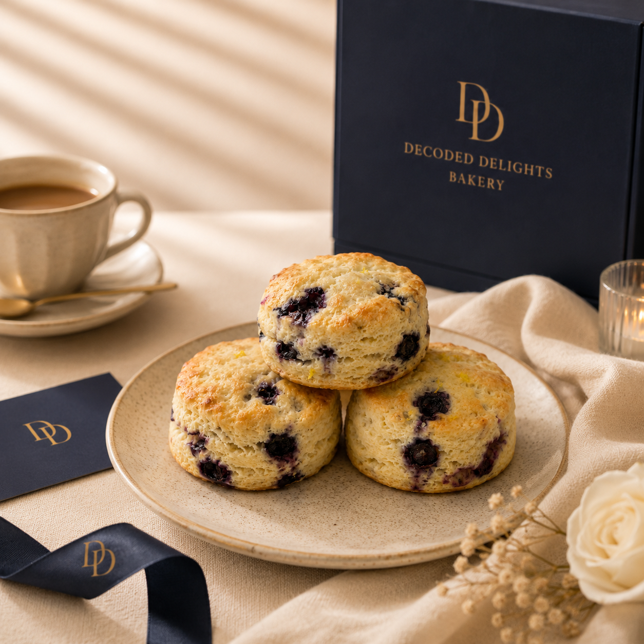 Blueberry Lemon Scone Box