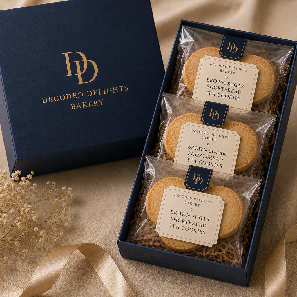 Brown Sugar Shortbread Tea Cookie Box