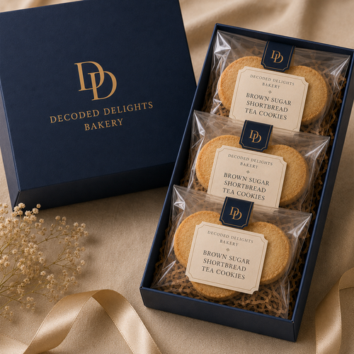 Brown Sugar Shortbread Tea Cookie Box