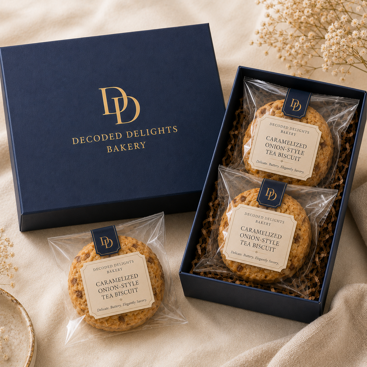 Caramelized Onion-Style Tea Biscuit Box