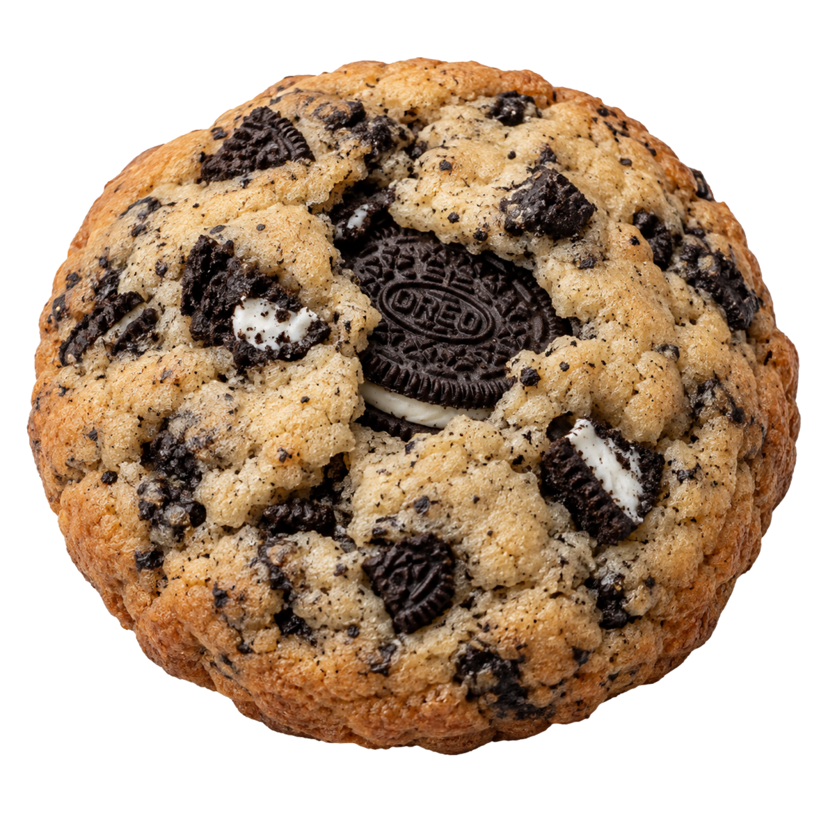 Cookies and Creme Stuffed Cookie