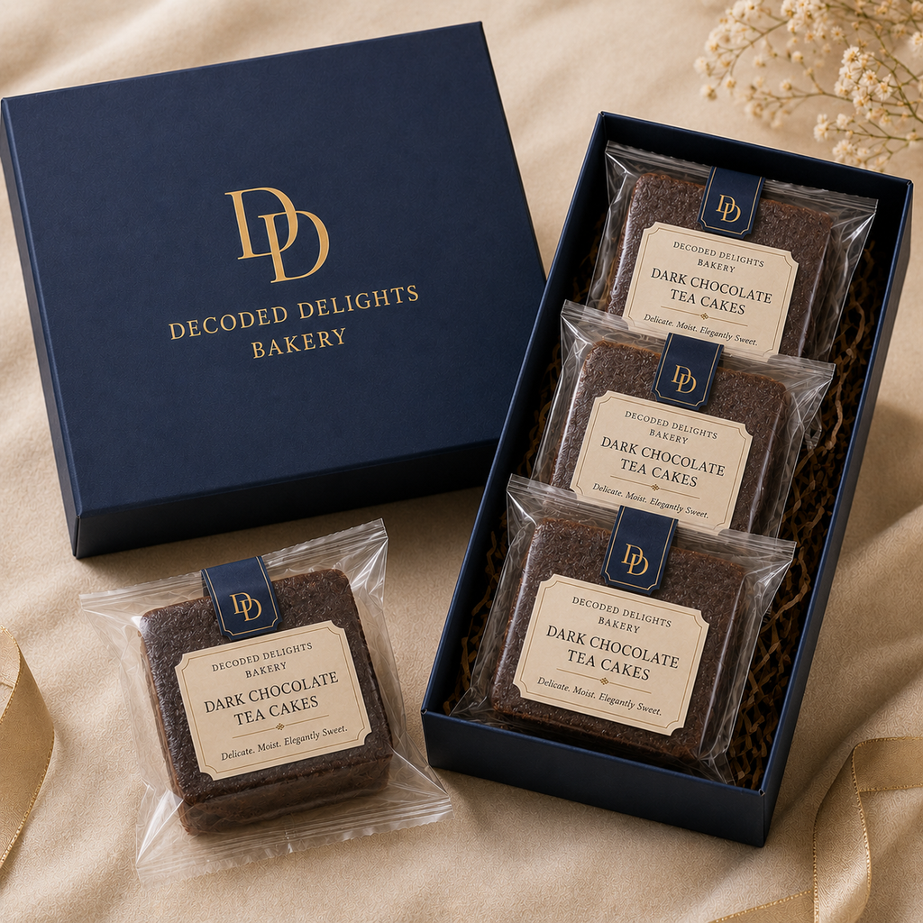 Dark Chocolate Tea Cake Box