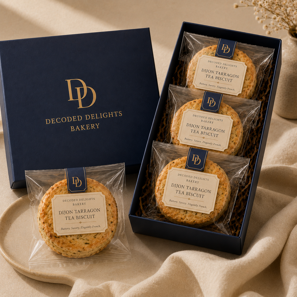 Dijon Tarragon Tea Biscuit Box