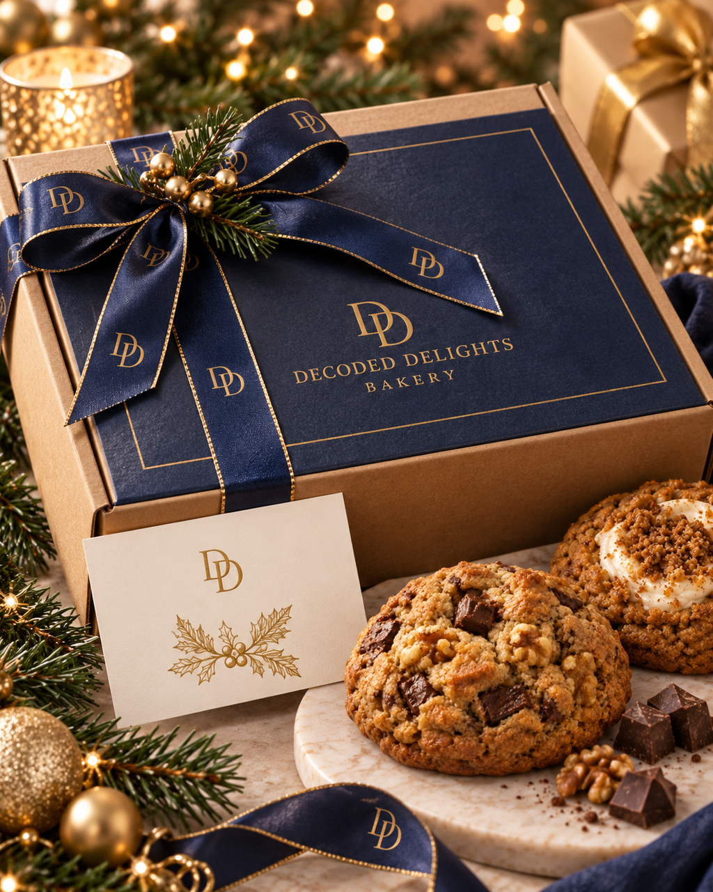 Deluxe Holiday Cookie Box