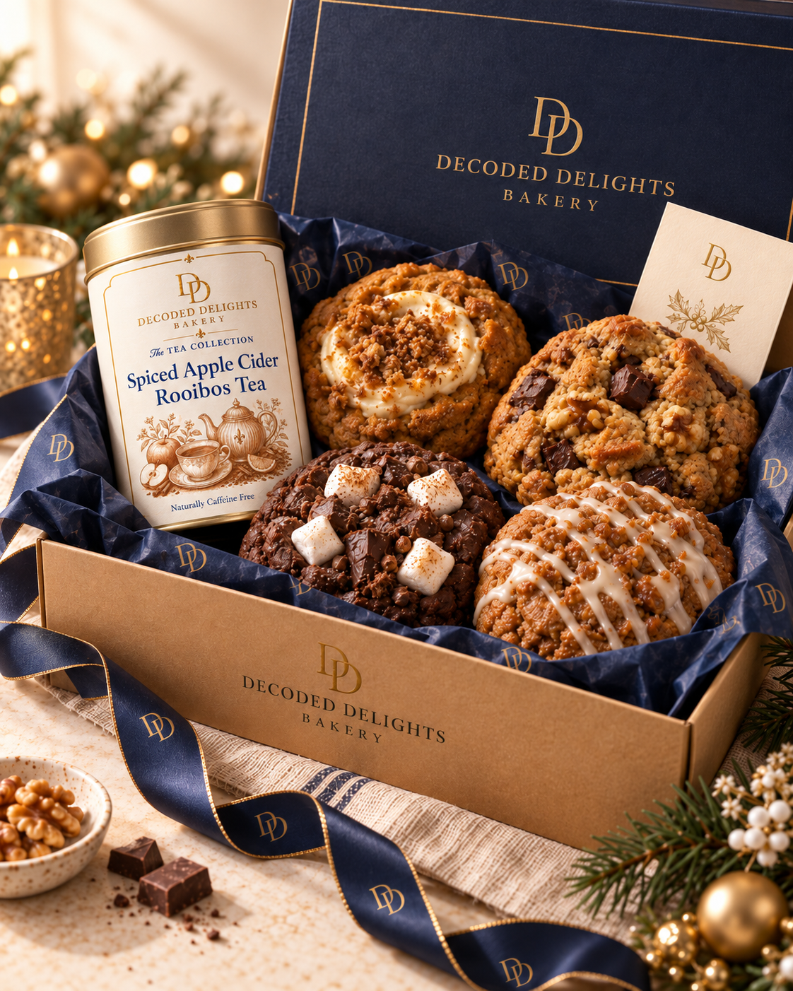 Deluxe Holiday Cookie Box