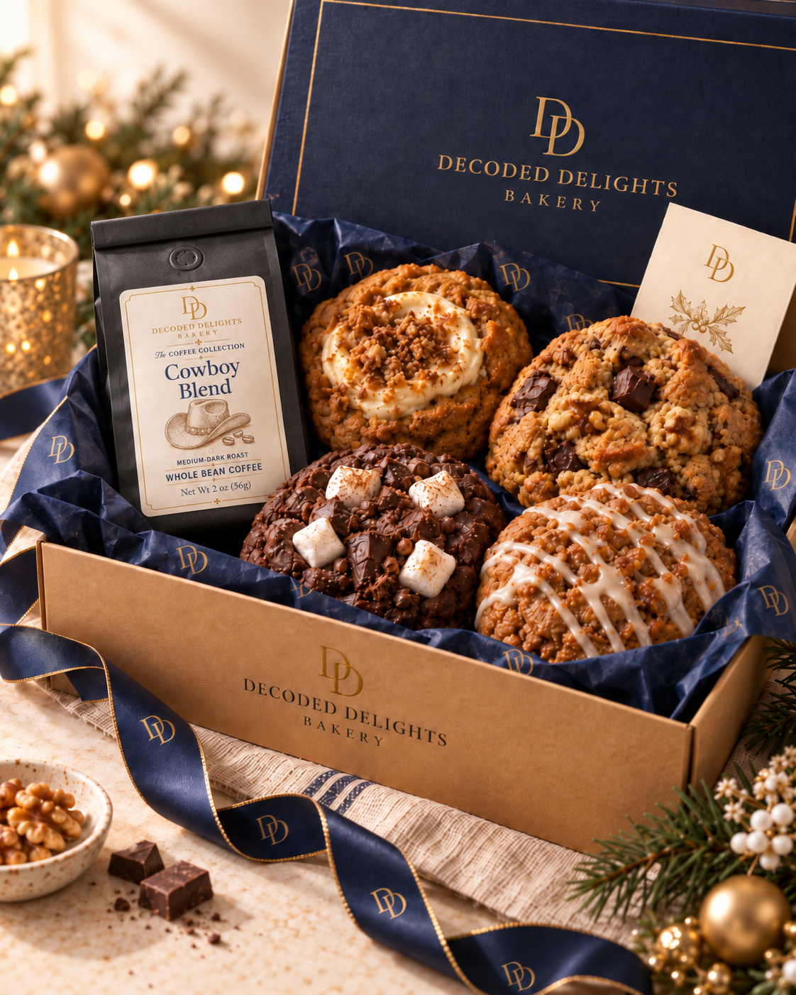 Deluxe Holiday Cookie Box