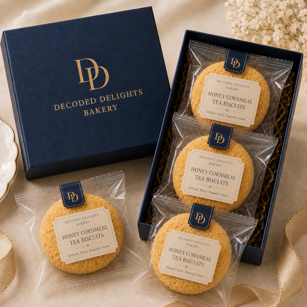 Honey Cornmeal Tea Biscuit Box