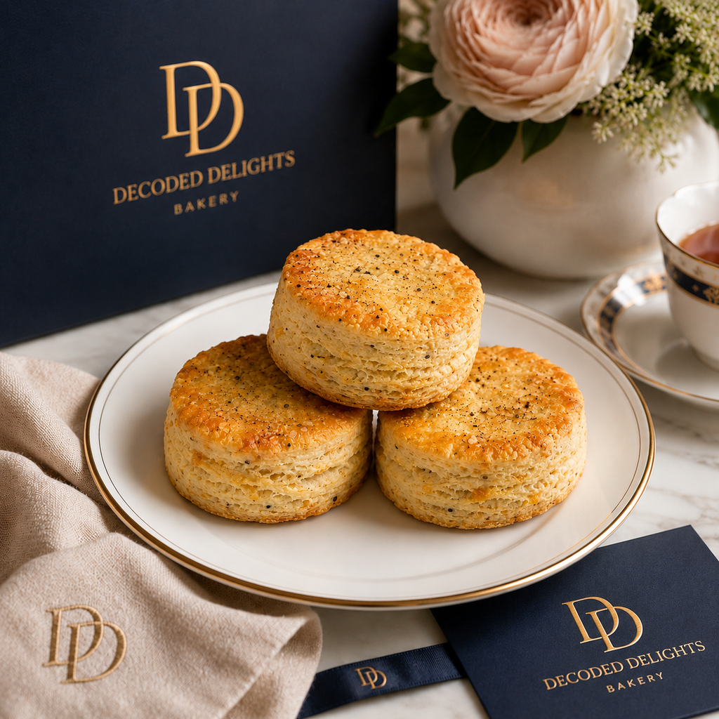 Parmesan Black Pepper Tea Biscuit Box