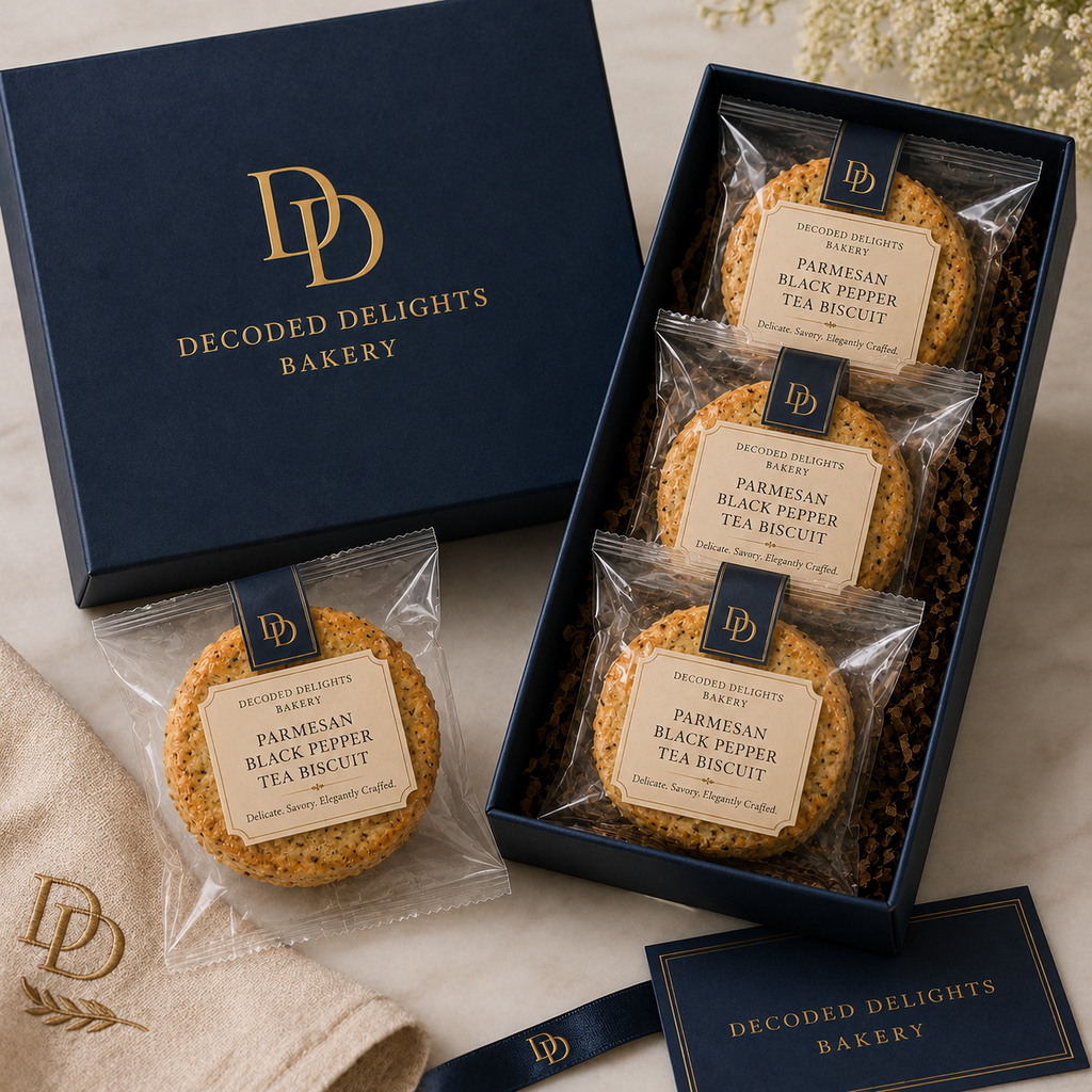 Parmesan Black Pepper Tea Biscuit Box