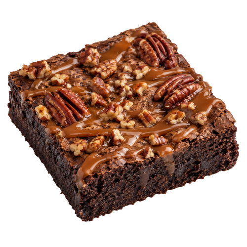 Toasted Pecan & Caramel Brownie