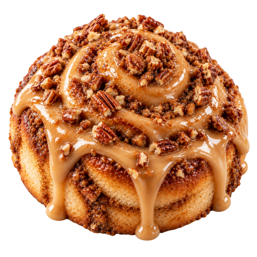 Toasted Pecan and Caramel Roll