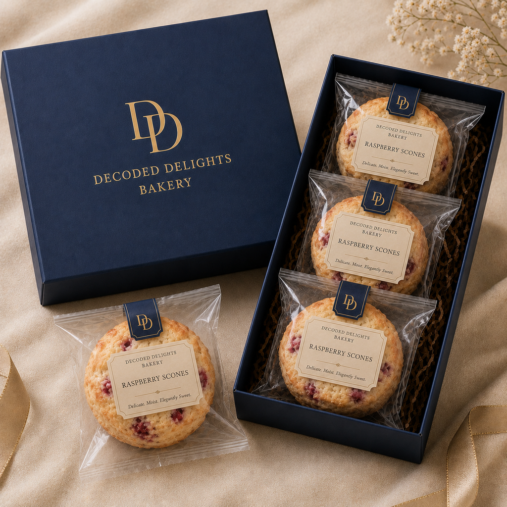 Raspberry Scone Box