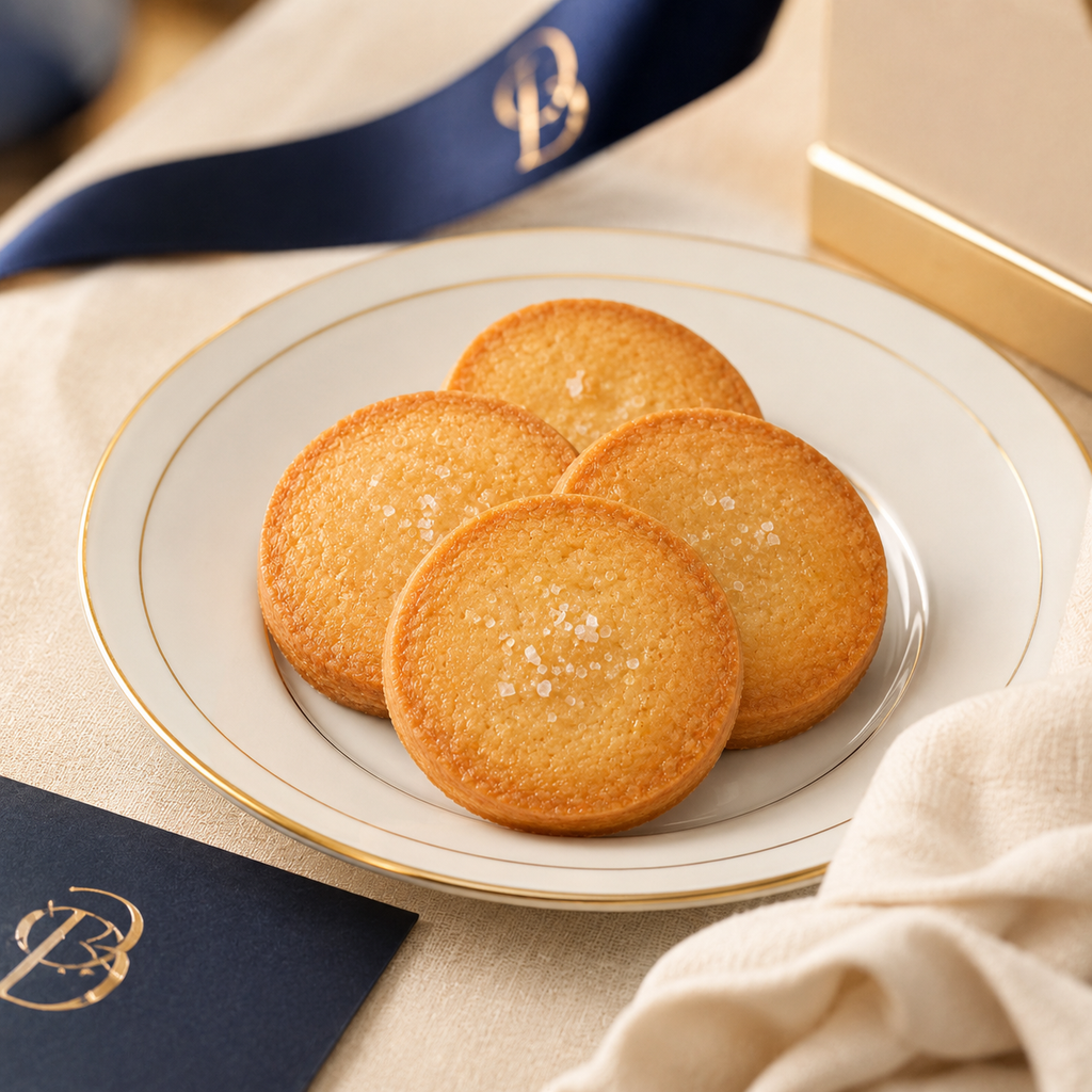 Salted Caramel Sablé Tea Cookie Box