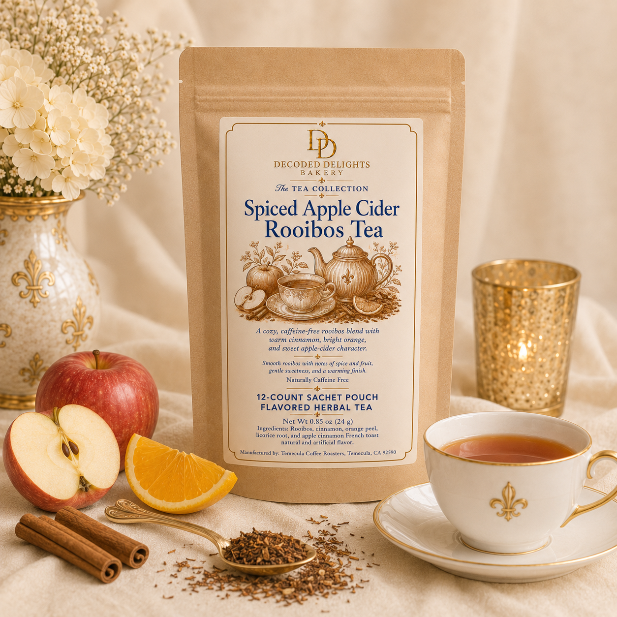 Spiced Apple Cider Rooibos Tea