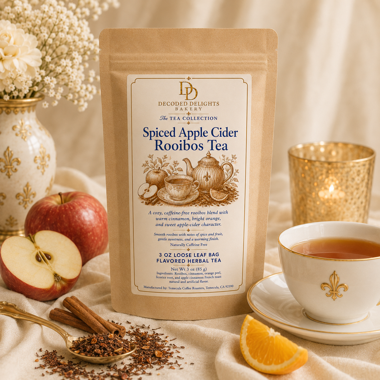 Spiced Apple Cider Rooibos Tea