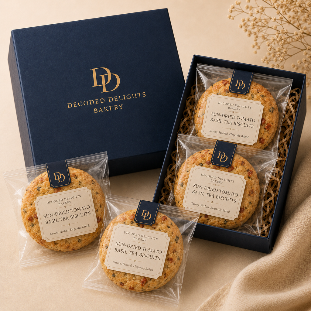 Sun-Dried Tomato Basil Tea Biscuit Box
