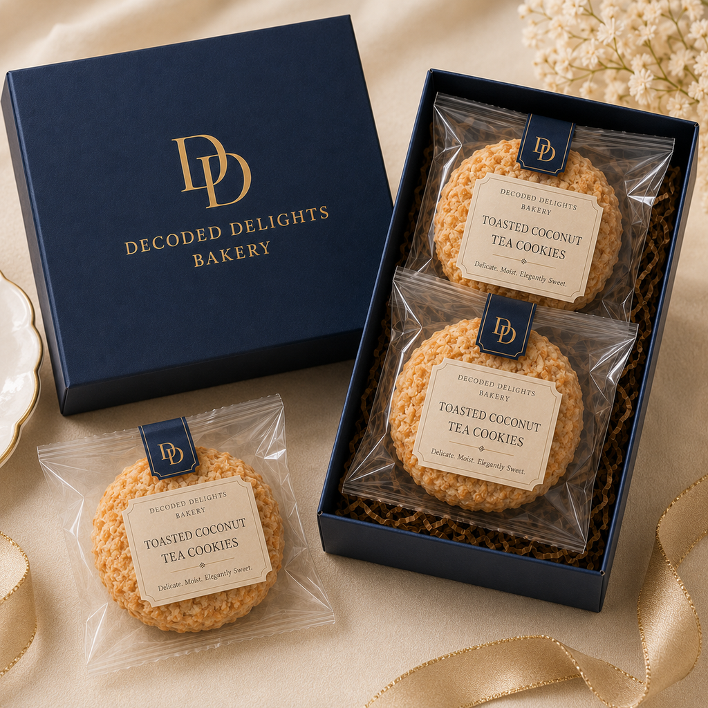 Toasted Coconut Tea Cookie Box
