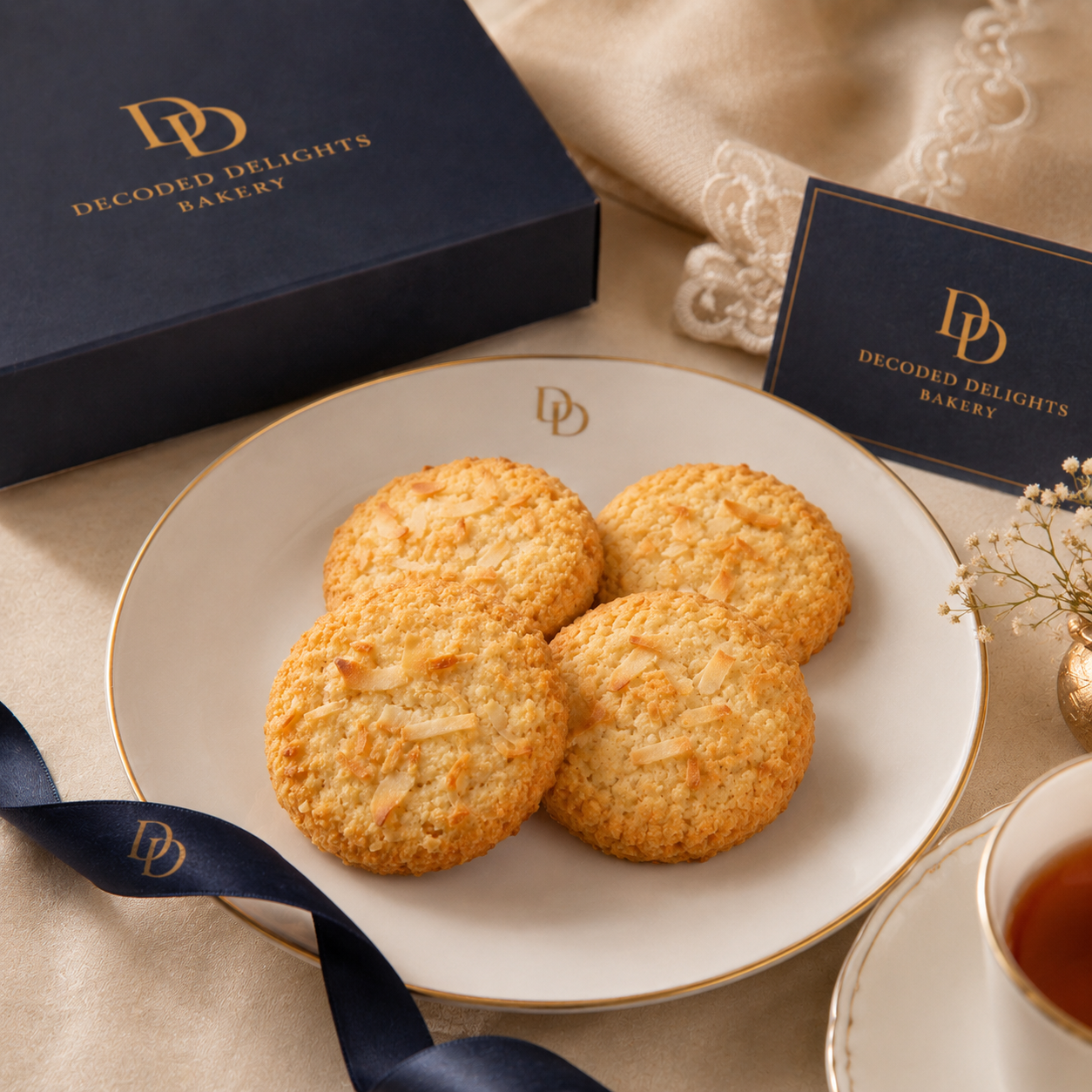 Toasted Coconut Tea Cookie Box